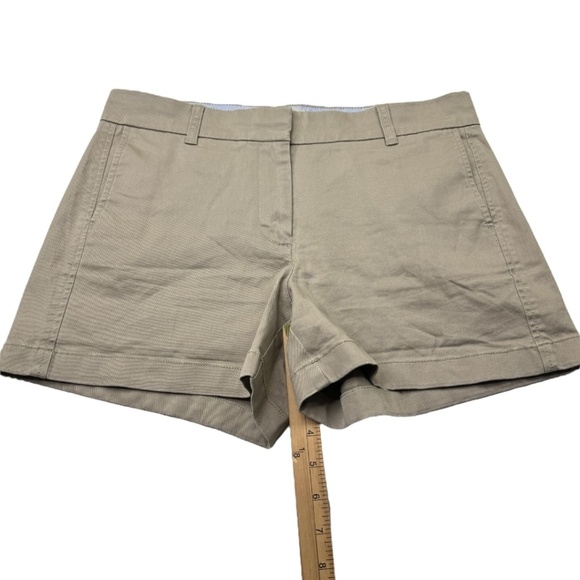 J.Crew Khaki 4" Stretch Pockets Chino Shorts - Picture 10 of 11